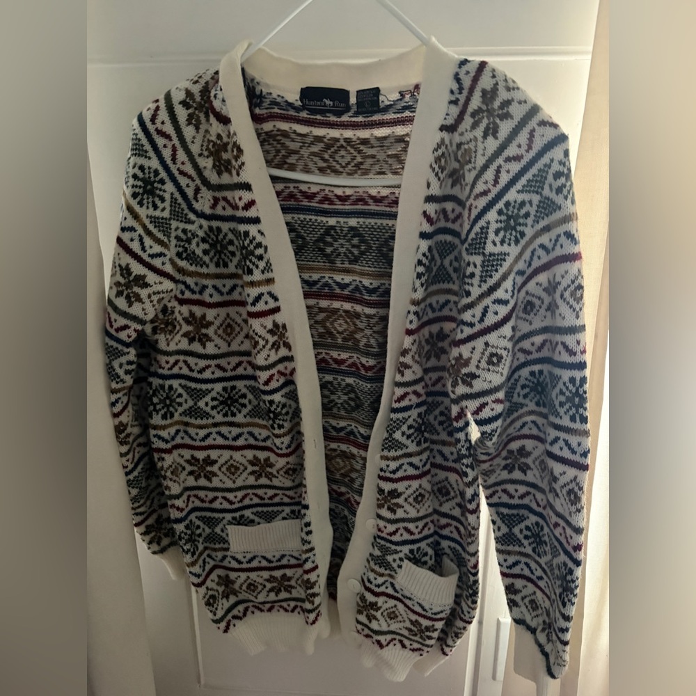 Hunters Run Cardigan with Pockets Size L